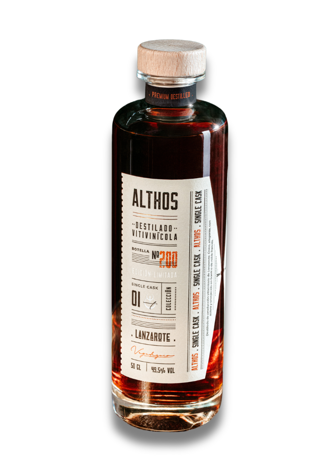Destilado Althos Single Cask de Bodegas Vega de Yuco